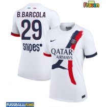 Paris Saint-Germain Bradley Barcola #29 Auswärtstrikot Frauen 2025-26 Kurzarm